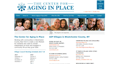 Desktop Screenshot of centerforaginginplace.org